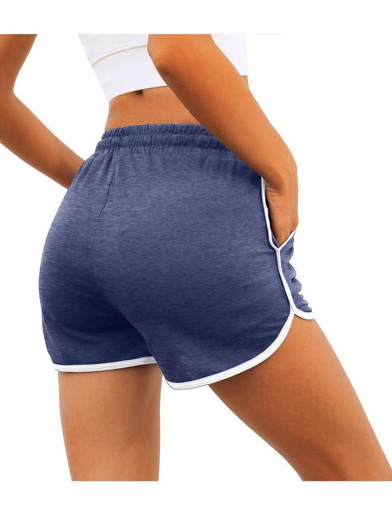 Aloodor Biker Shorts for Women Beach Vacation Clothes Loose Fit Running Shorts with Pockets
