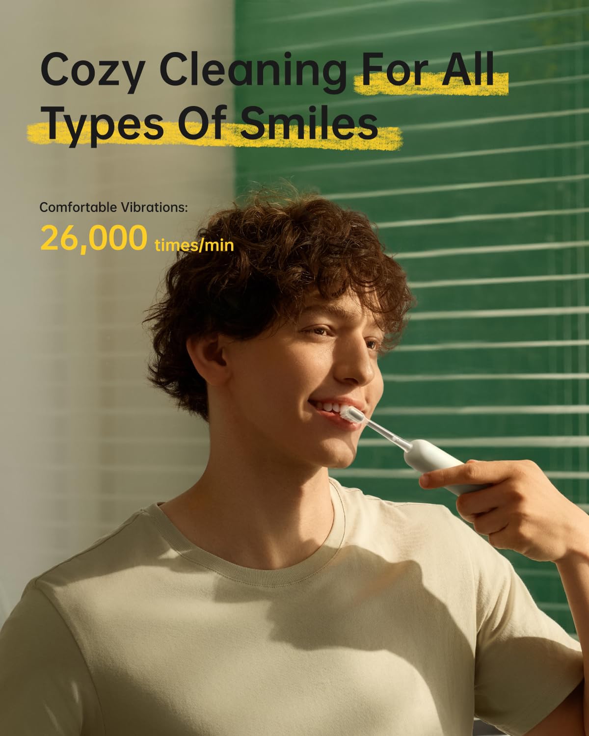 Laifen Wave Special Electric Toothbrush, New 2025 Version Oscillation & Vibration Sonic Electric Toothbrush for Adults with App, 2 Brush Heads, IP68 Waterproof Travel-Friendly (Misty Lavender)