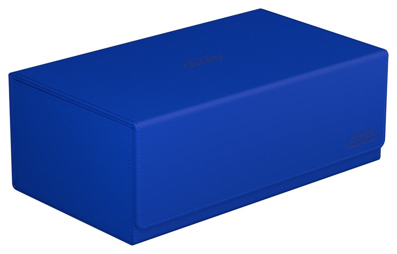 Ultimate Guard Arkhive 800+, Deck Case for 800 Double-Sleeved TCG Cards, Blue, Compatible with Boulders, Magnetic Closure & Microfiber Inner Lining