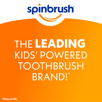Spinbrush PAW Patrol Kid’s Electric Battery Toothbrush, Soft, 1 ct, Character May Vary