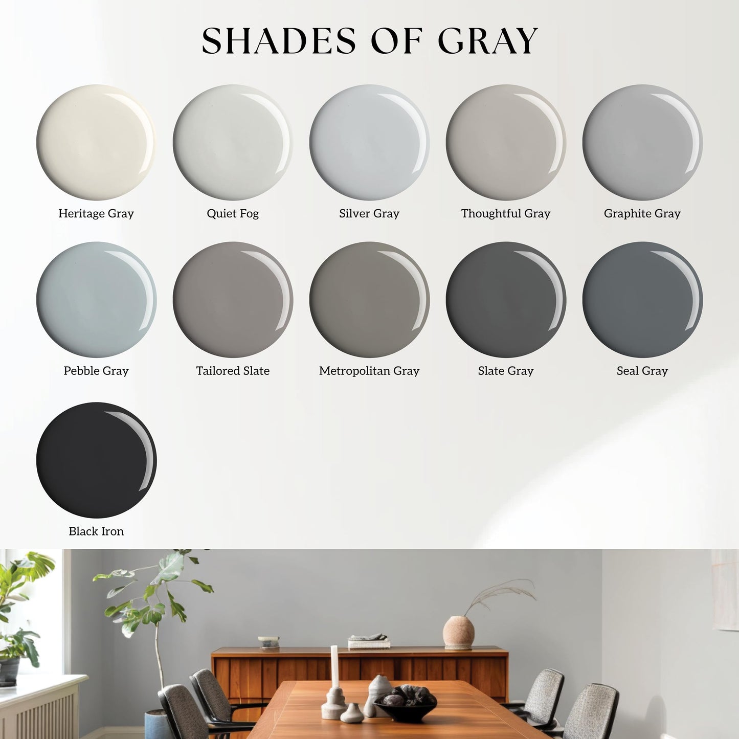 EVOLVE Interior Paint & Primer, Satin (Metropolitan Gray), 5 Gallon – Available in 50+ Colors, One-Coat Coverage, Excellent Hide, Low VOC, Low Odor, Washable Interior Paint