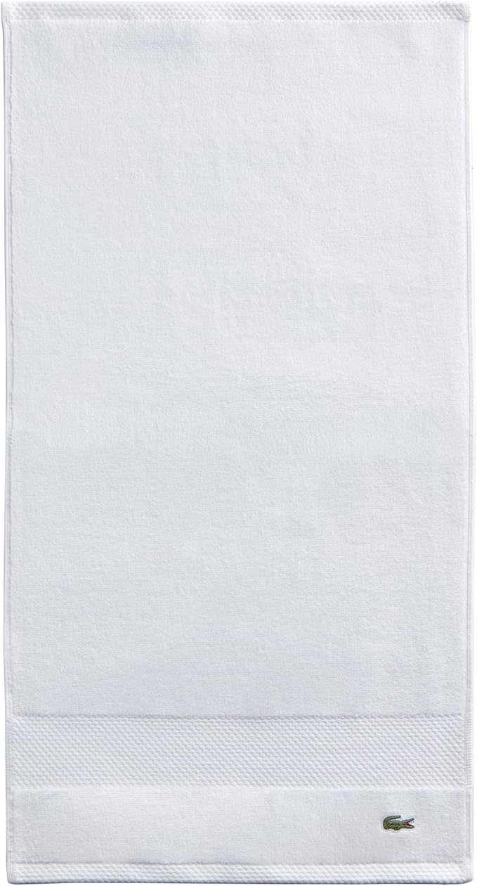 Lacoste Heritage 100% Supima Cotton Hand Towel, Premium Super Soft Bath Towel