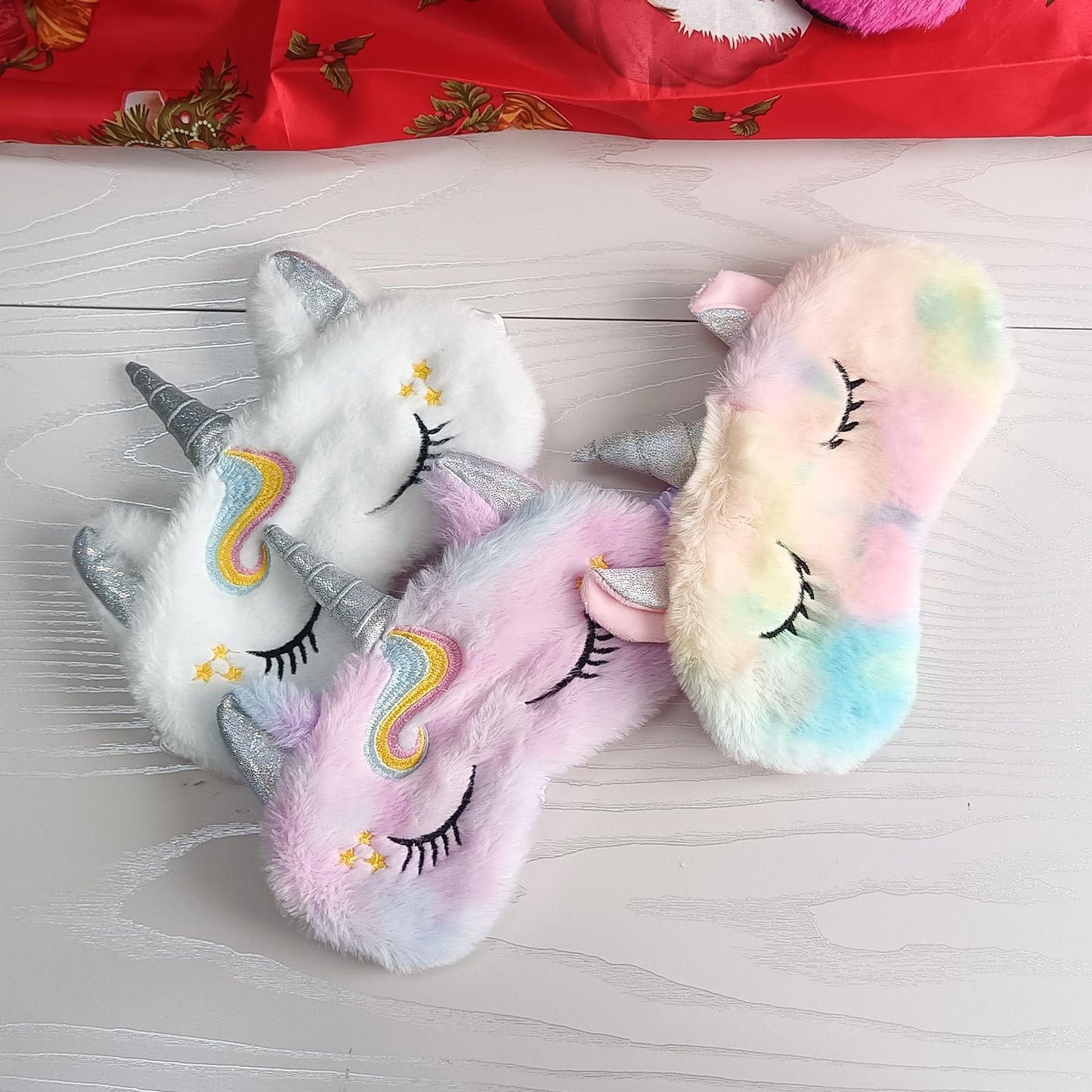 Cute Animal Sleeping Mask Soft Plush Blindfold Cute Rabbit Panda Koala Eye Cover Eyeshade for Kids Teens Girls Women (Flamingo)