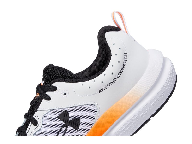 Under Armour Men's Charged Assert 10 Shoes, (101) White/White/Black, 11 X-Wide