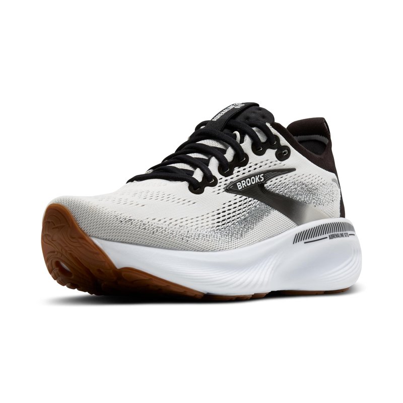 Brooks Women’s Adrenaline GTS 25 Supportive Running & Walking Shoe - White/Black/White - 7 Wide