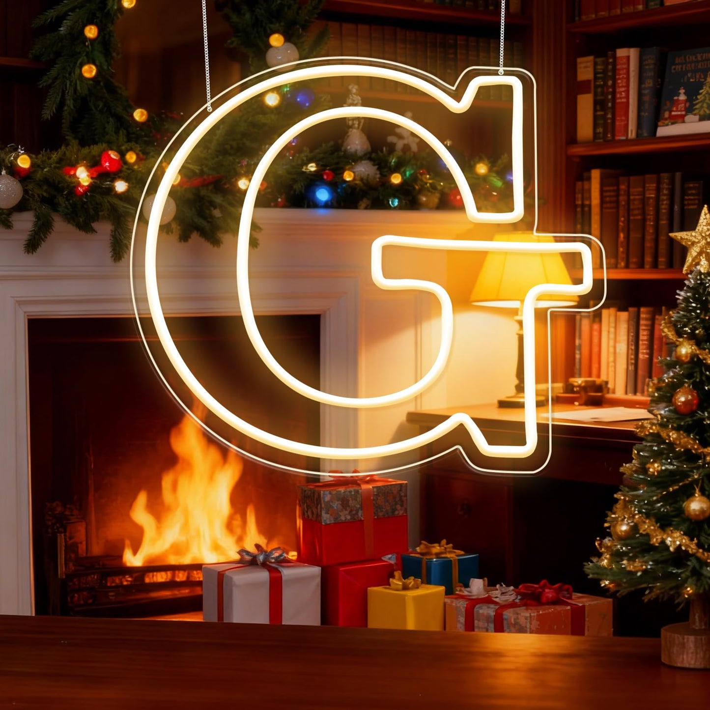 RumonZS Light Up Letters G LED Letters Lights Neon Sign 26 Alphabet 12"Decorative Lighted Alphabet for Wedding Party Birthday Bar Christmas Home Decor Letter Lights (Warm White)
