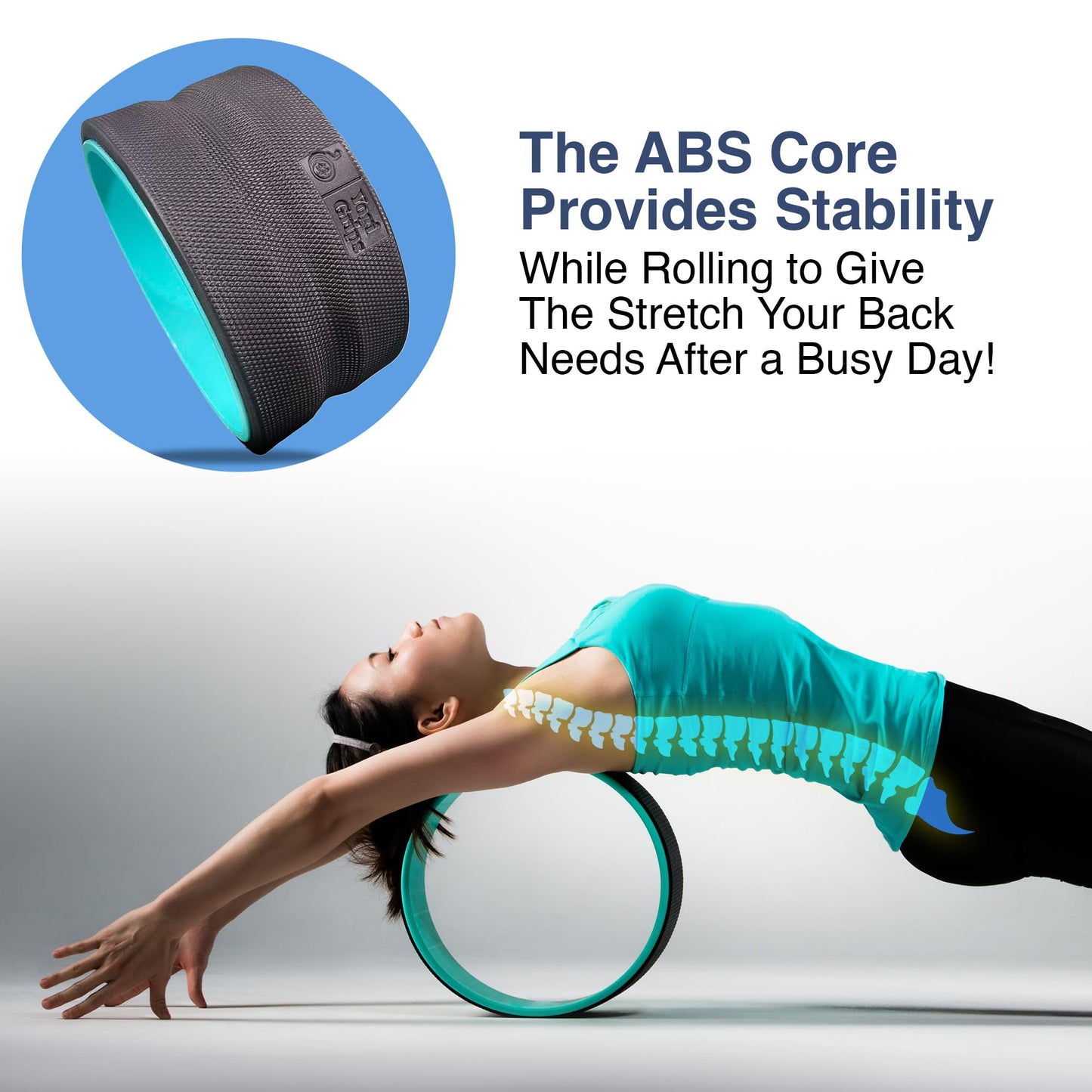 YOGI GRIPS Back Stretcher Roller (Set of Three)