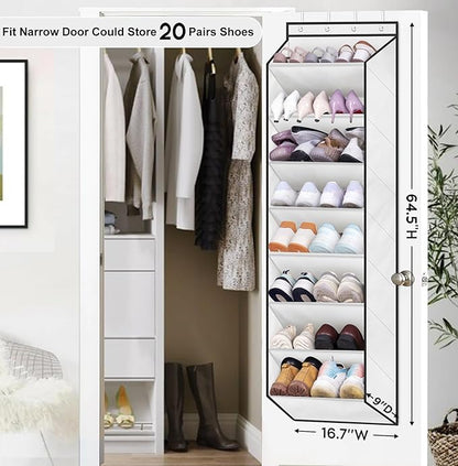 SLEEPING LAMB Over The Door Shoe Organizer