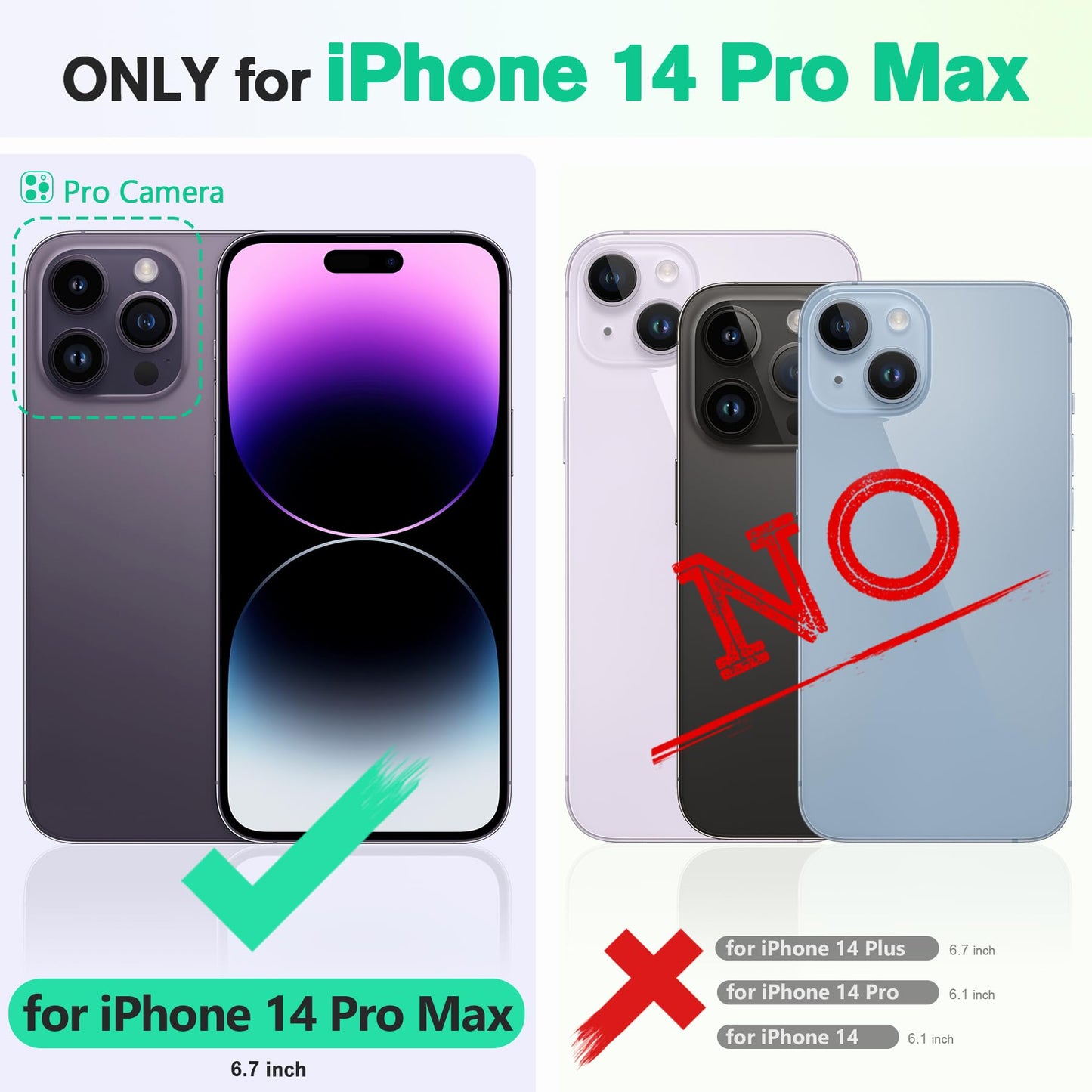 TUCCH Case for iPhone 14 Pro Max Case Wallet, [TPU Shockproof Inner Shell], PU Leather [RFID Blocking] 4 Card Holder Magnetic Stand Protective Cover Compatible with iPhone 14 Pro Max 6.7", Dark Blue