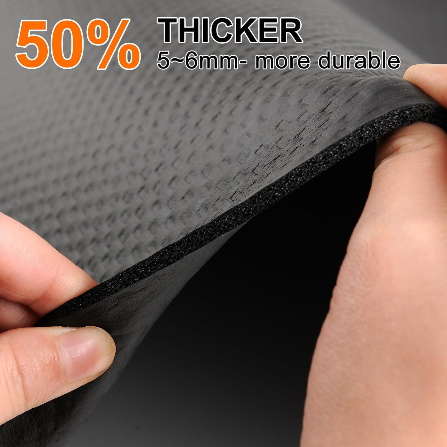 Bike Mat,Treadmill Mat,Compatible for Elliptical,Exercise Bikes, Stationary Cycles,Spin Bike,Under Exercise Bike Trainer Pad for Indoor Stationary Gym Fitness Equipment Hardwood Floor Protector (60" x 23.6")