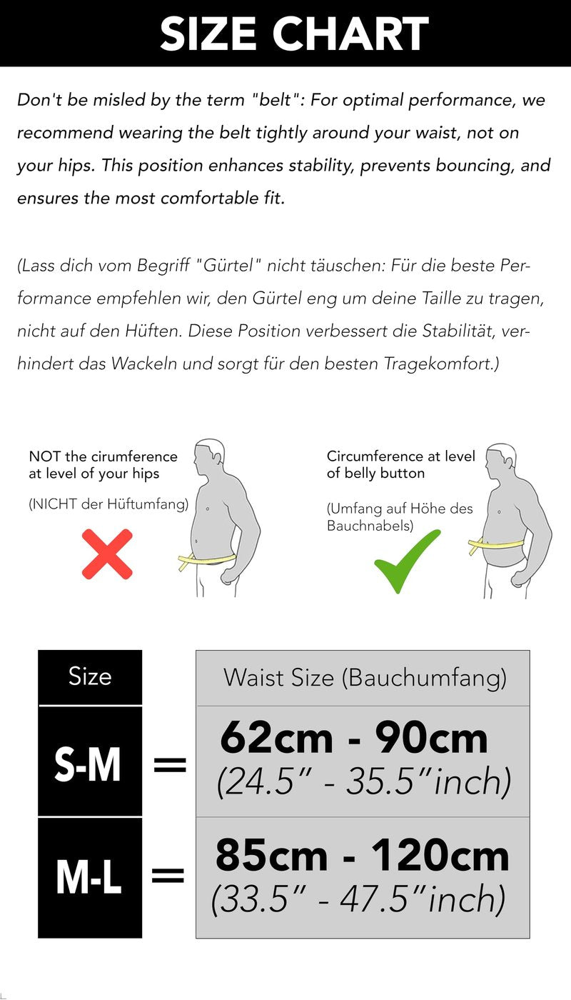 Fitgriff® Running Belt for Men & Women - Secure Jogging Pouch for Phone, Keys & Essentials - For All Cell Phones (Neon Yellow, 33.5" - 47.5" Waist Size)