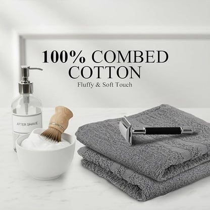 Hand Towels Grey Economy Salon Towels