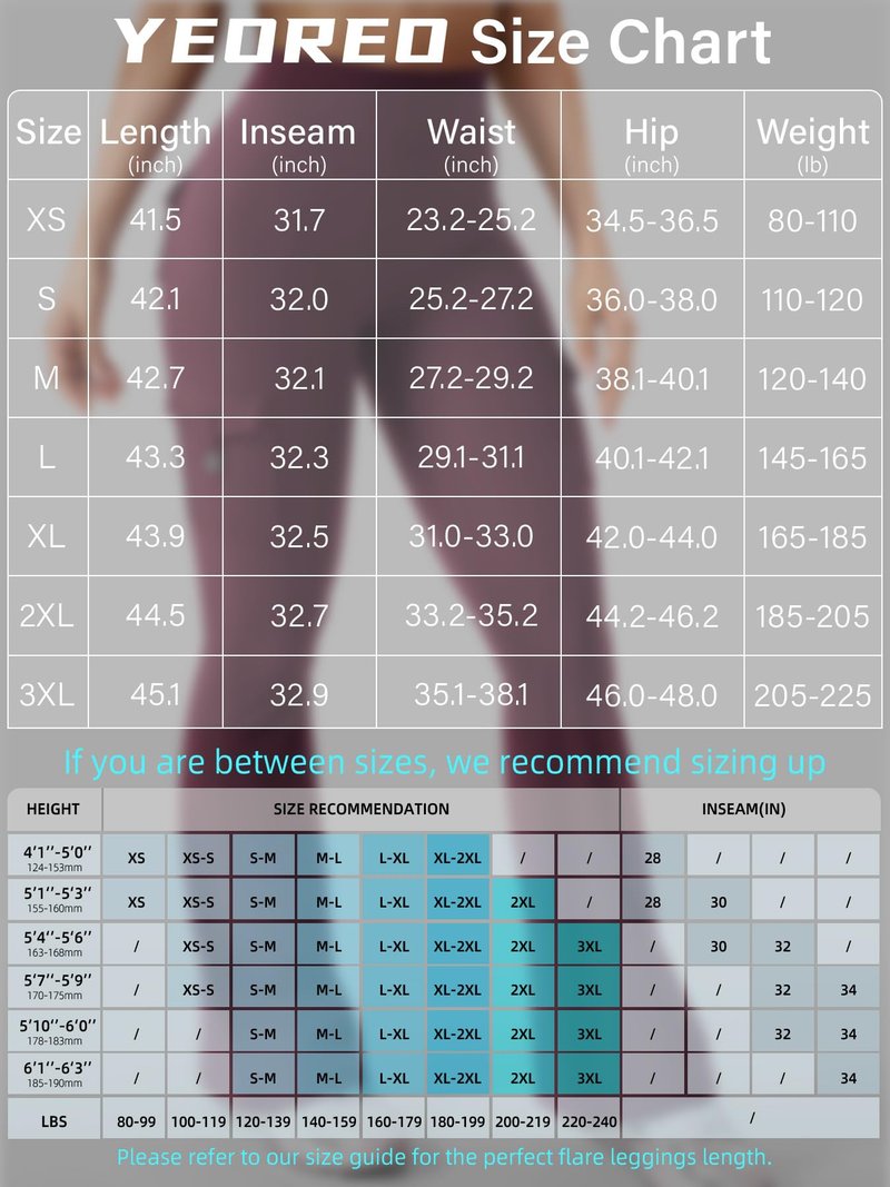 YEOREO CoreFlex Women Workout Flare Leggings with Pockets Hidden Scrunch High Waisted Cargo Gym Yoga Leggings Dark Cherry XL
