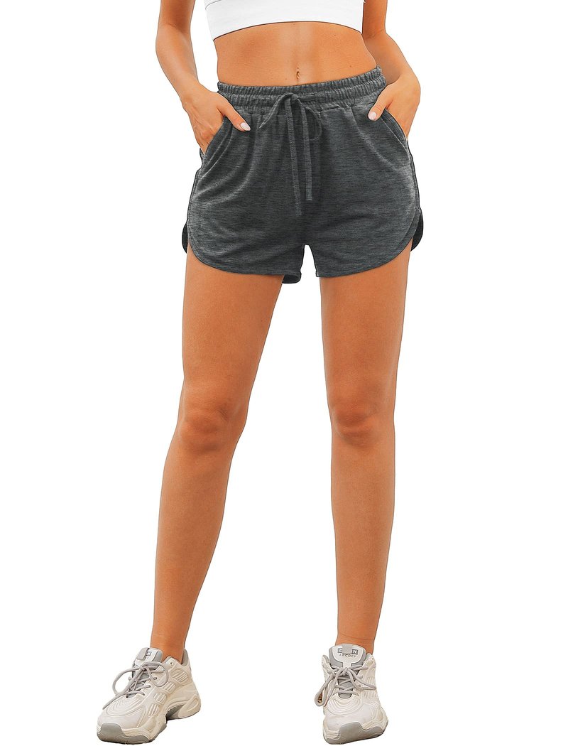 Aloodor Workout Shorts for Women Casual Summer Lounge Pajama Shorts M