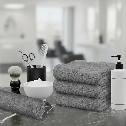 Hand Towels Grey Economy Salon Towels