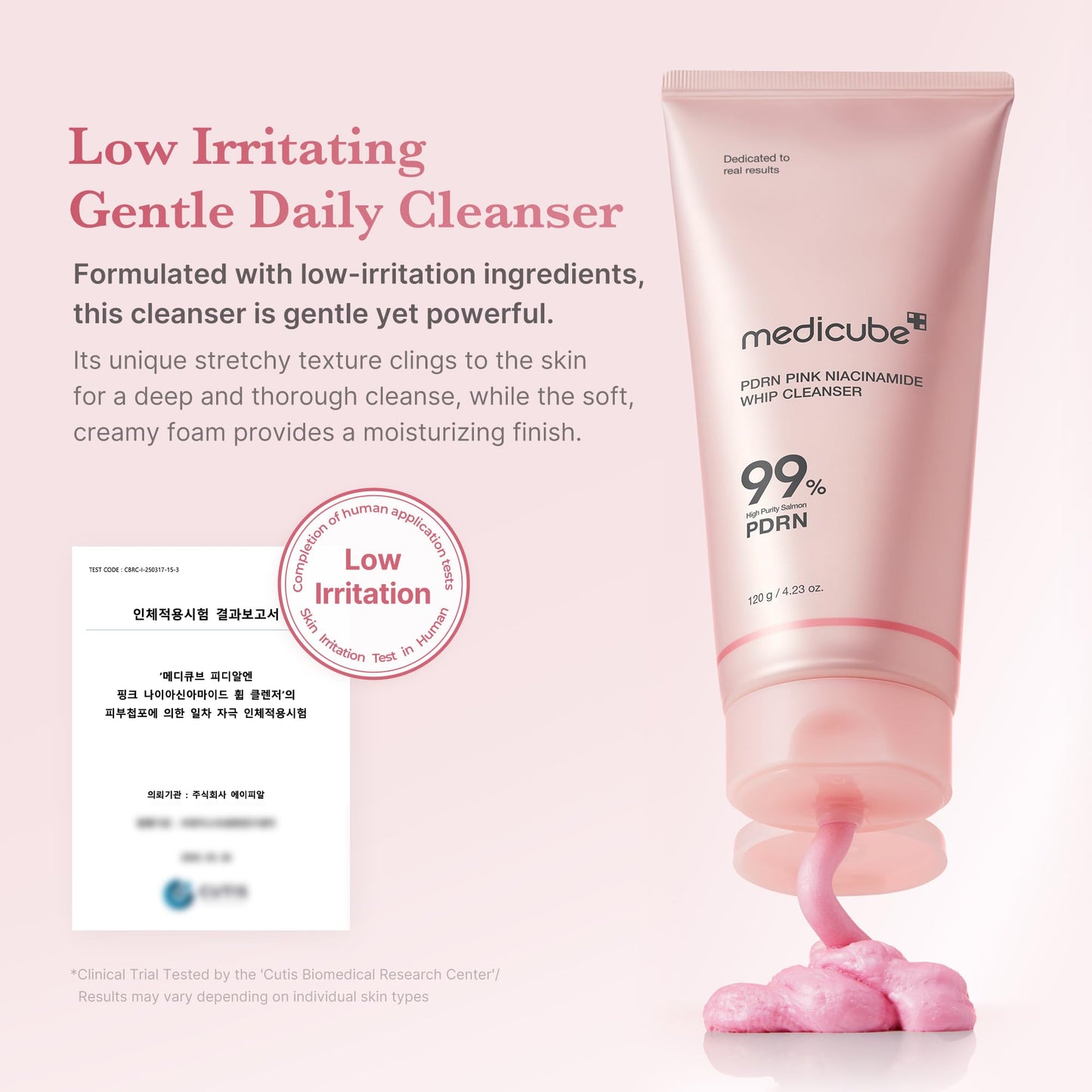 medicube PDRN Marshmallow Whip Cleanser | Face Wash, Cleansing Foam for Pore Care & Uneven Skin Tone | Gentle Daily Deep Cleansing | Hydrating and Nourishing Facial Cleanser | Korean Skincare
