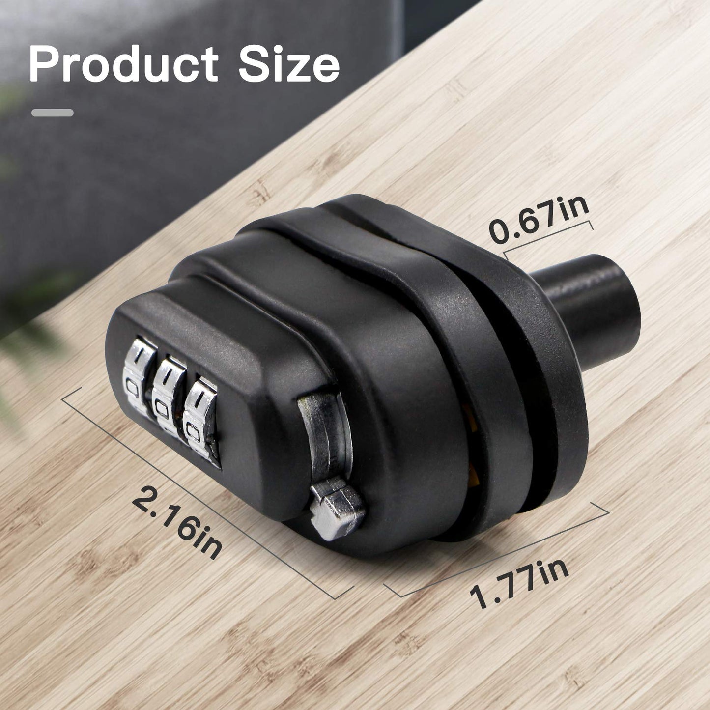 RioRand 3 Digit Combination Trigger Lock, Keyless Gun Safety Lock Compatible with Pistols Handguns Rifles Shotguns 1PC