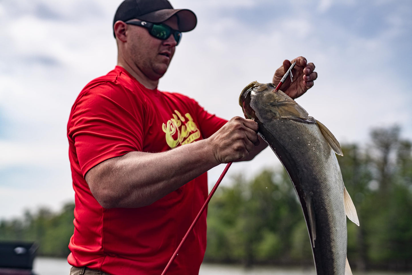 Cajun Bowfishing Fiberglass Arrow with Piranha XT Point - Innovative Design, Extreme Durability, and Quick Fish Removal