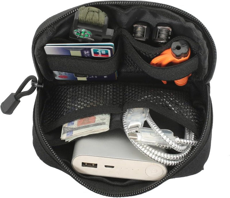 Tactical Belt Pouch for Men - Mini Heavy Duty Molle EDC Utility Gear | Compact Travel & Hiking Pouch