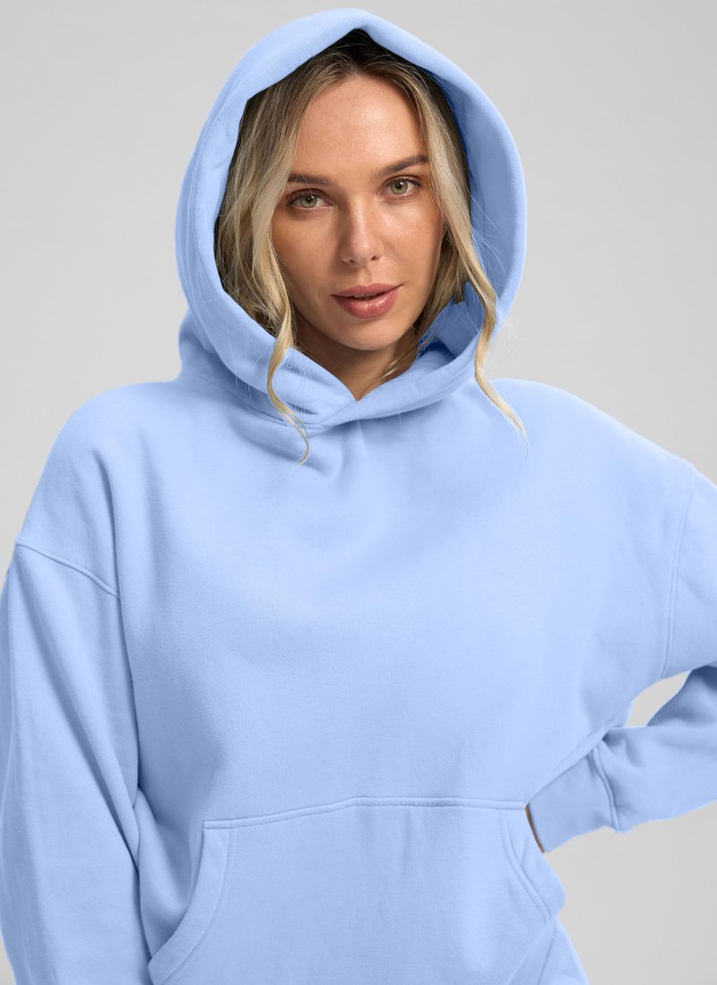 G Gradual Hoodies for Women Oversized Fleece Sweatshirt with Pocket Loose Fit Casual Athletic Workout Pullover, Light Purple, Medium