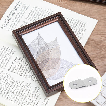 GDFYMI Offset Clips for Picture Framing, Z-Shape Canvas Mounting Clips with Mounting Hole, with Screws (20pcs, 2mm)