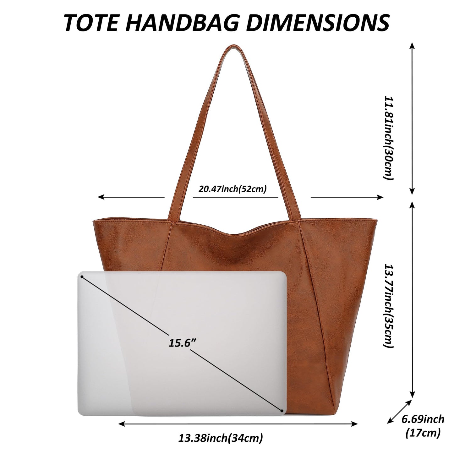 TANTOMI Tote Purse for Women Large Shoulder Bag for Work Travel Purse and Handbags Weekender Bag with Zipper