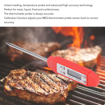 Akozon Digital Food Thermometer Automatic Calibration Pen High Accuracy Electronic Pocket Thermometer Yellow Home and Family Appliance and Decor