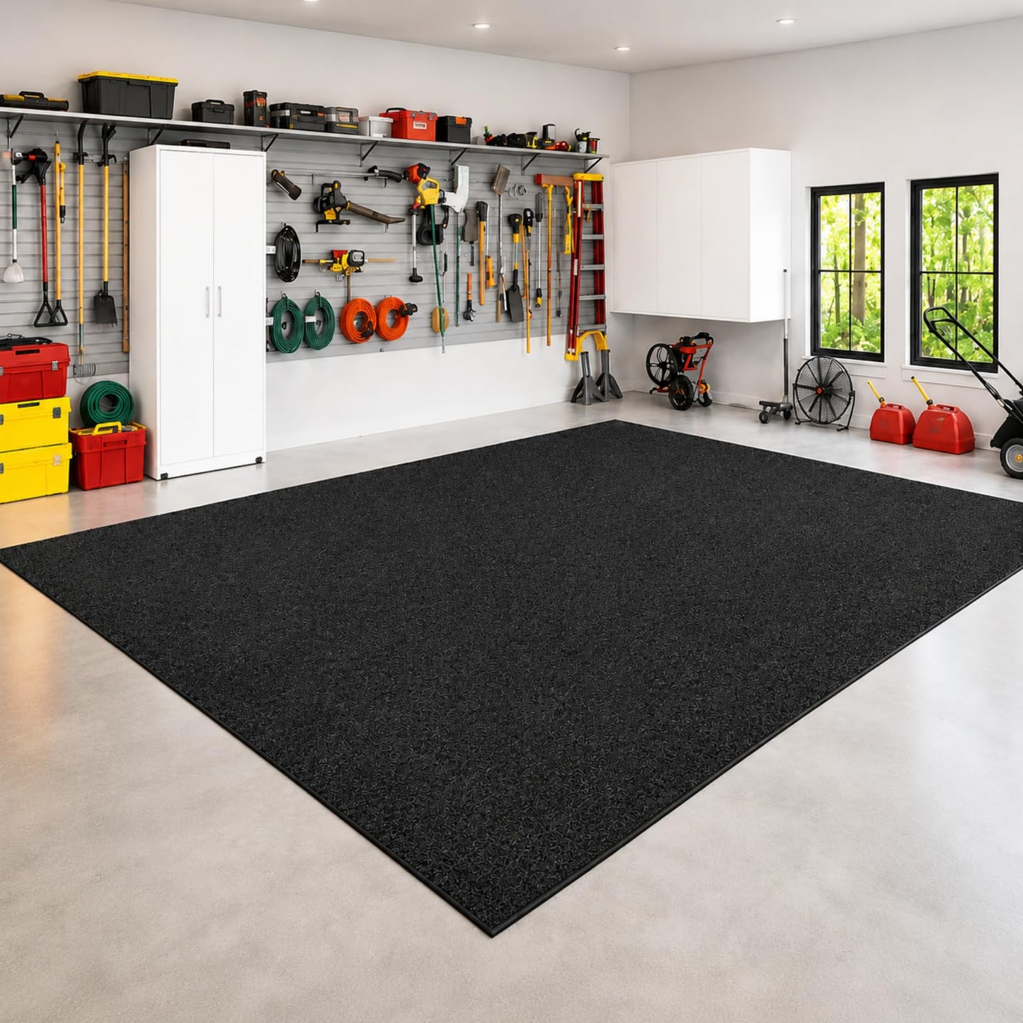 Extra Large Garage Floor Mat 8.8×22 FT – Heavy Duty Non‑Slip Waterproof Parking & Driveway Floor Mat, Reusable Garage Carpet Protection Rug for Garages, Driveways & Parking Lots