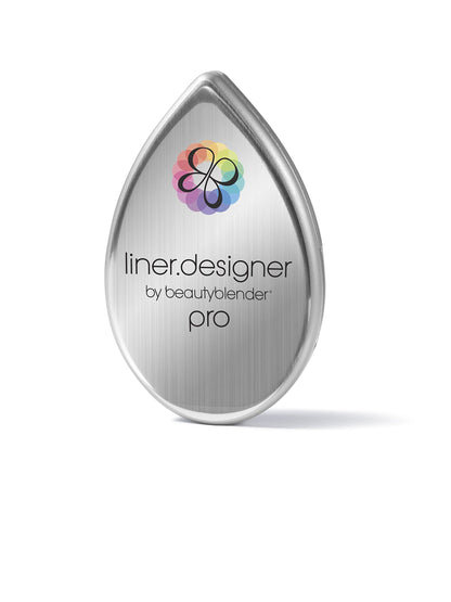 beautyblender® | Liner Designer Pro Beauty Blender Triple-Edged Eyeliner & Eye Pencil Guide, Includes Magnifying Mirror & Suction Cup, For Eye Pencil, Gel Cream, Liquid Liner and Powder Formula