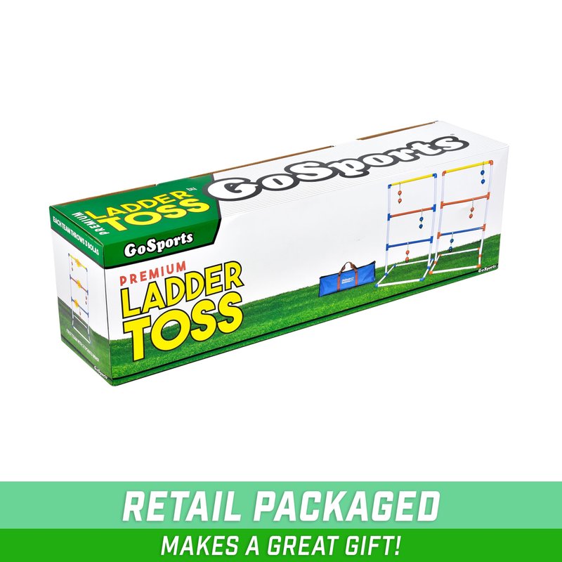 GoSports Premium Ladder Toss Game with 6 Bolos and Carrying Case