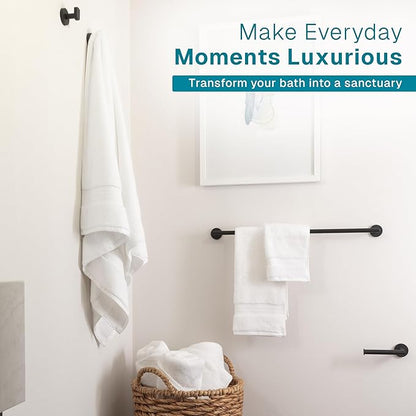 100% Organic Cotton Bath Towel Set | Bathroom Luxury Towel Set of 6 | GOTS