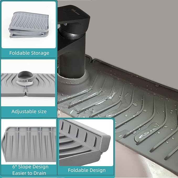 Large Size Kitchen Sink Splash Guard