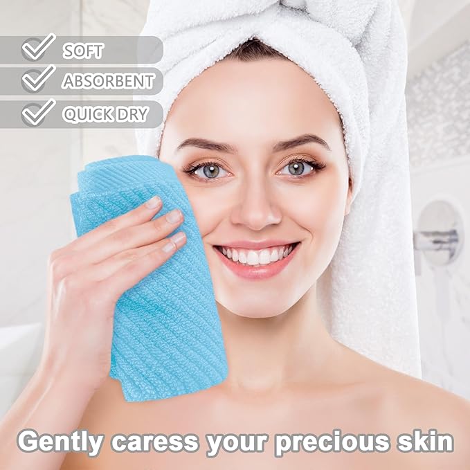 VOOVA & MOVAS Blue Washcloths