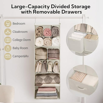 GRANNY SAYS Hanging Closet Organizer