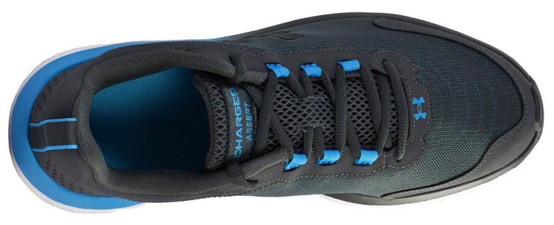 Under Armour Men's Charged Assert 9, (119) Pitch Gray/Capri/Black, 7.5