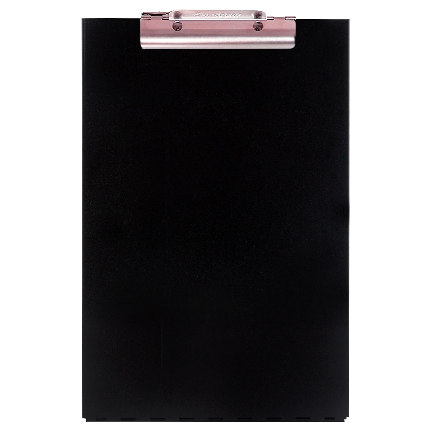 Saunders Cruiser-Mate Black Aluminum Clipboard with Storage, Dual Tray Nursing Folio, HIPAA Compliant Medical Chart Holder, Heavy Duty Recycled Metal, Self-Locking Latch, Made in USA