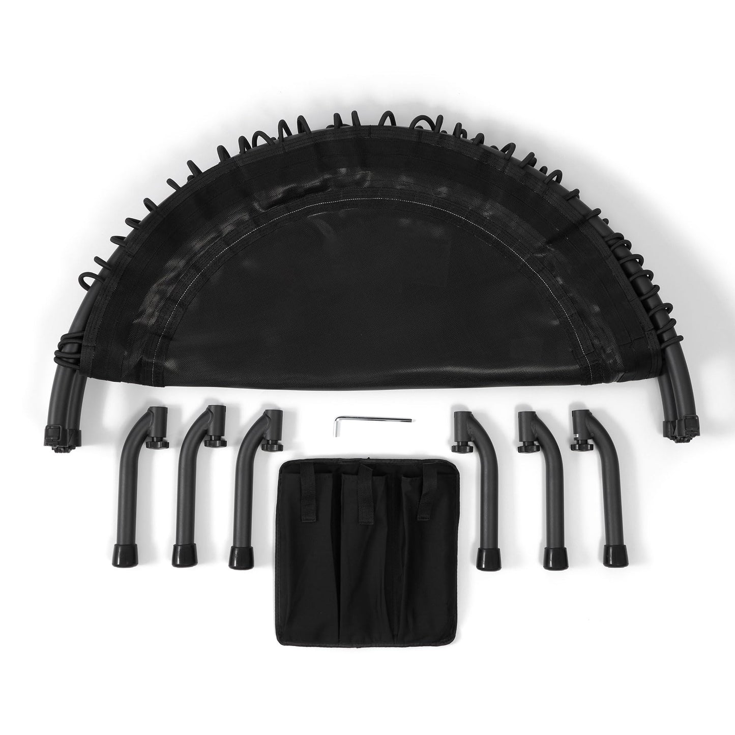 JumpSport 44" Fitness Trampoline Workout Rebounder, Adjustable Bounce, Model 550f/570 PRO