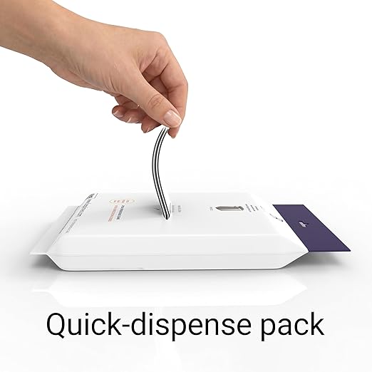 happimess 5.3 Gallon Drawstring Trash Bags, Lavender Scent, Heavy Duty MDPE