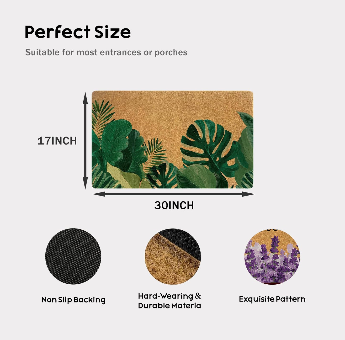 GGED Palm Tree Door Mat