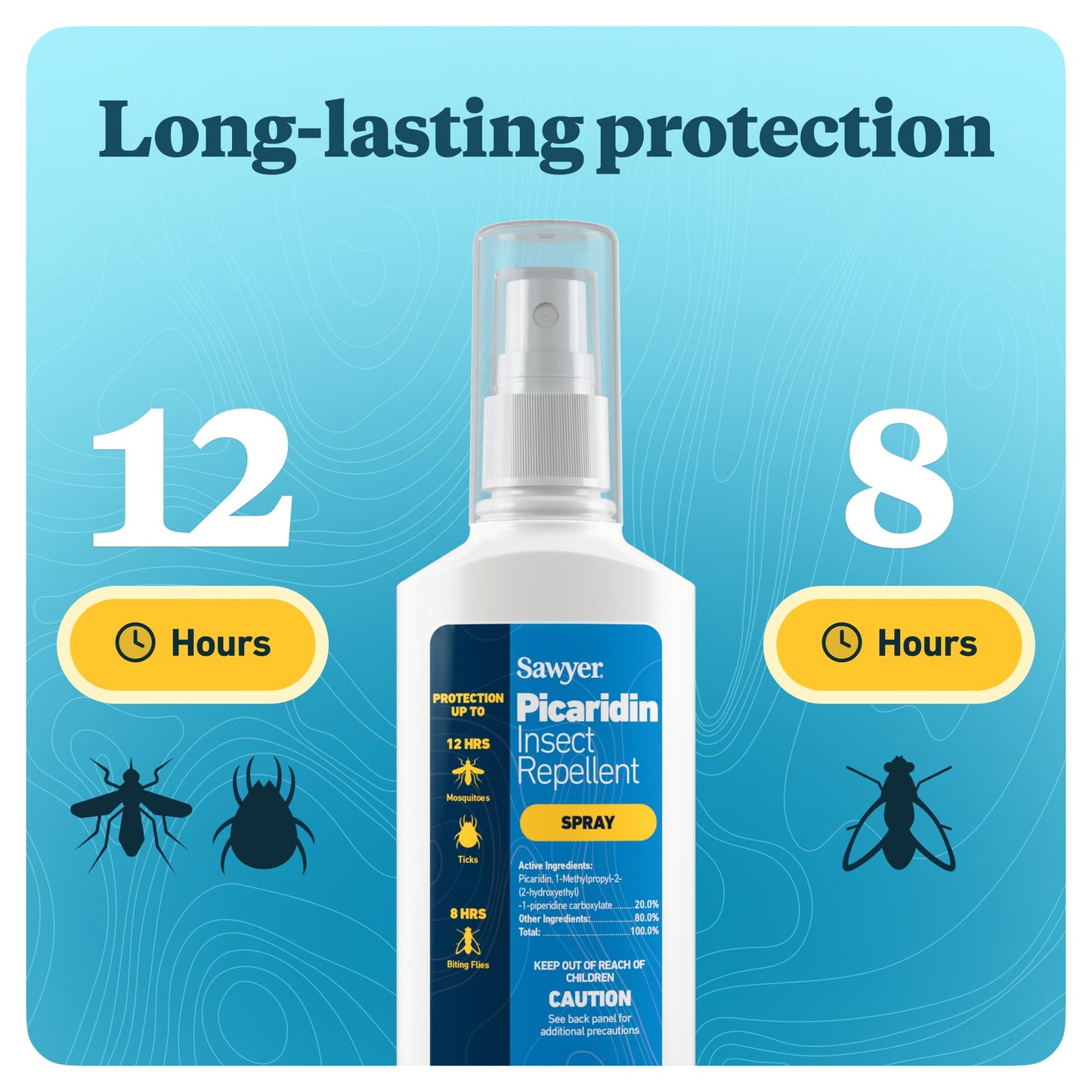 Sawyer Products SP544 Premium Insect Repellent with 20% Picaridin, Pump Spray, 4-Ounce
