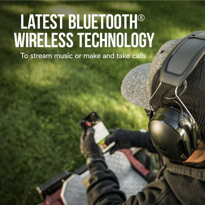 3M WorkTunes Connect + Solar Wireless Hearing Protector with Bluetooth Technology, Bluetooth Hearing Protection with a 26 dB Noise Reduction Rating