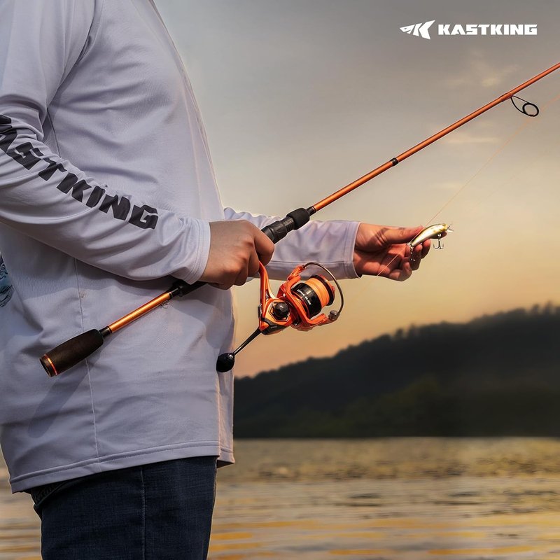 KastKing Lethal Blaze Spinning Fishing Reel - 17.6LB Max Drag, 5.2:1 Gear Ratio, Ultra-Smooth for Bass & Trout Fishing
