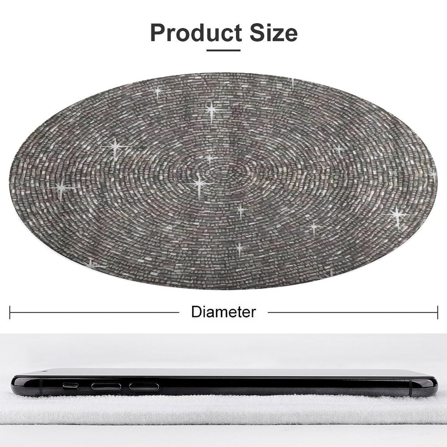 White Silver Gray Bling Diamond Ultra Soft Non-Slip Area Rugs Indoor Coral Velvet Floor Mat Short Flannel Carpet for Living Room Bedroom Dining Room