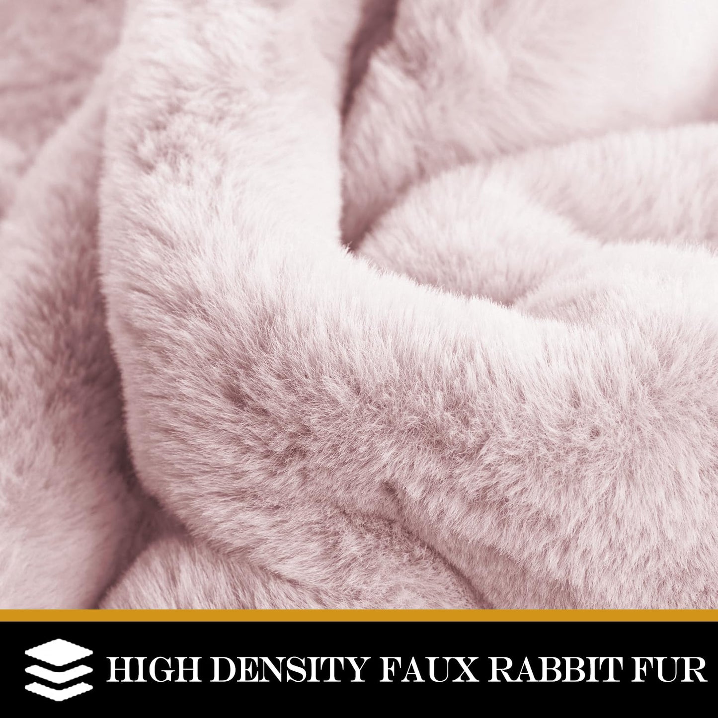 Latepis Fluffy Pink Carpet 3x5 Fuzzy Shag Rug Machine Washable Area Rugs for Living Room Non-Slip Faux Rabbit Fur Rug for Bedroom Kids Room Floor Dorm