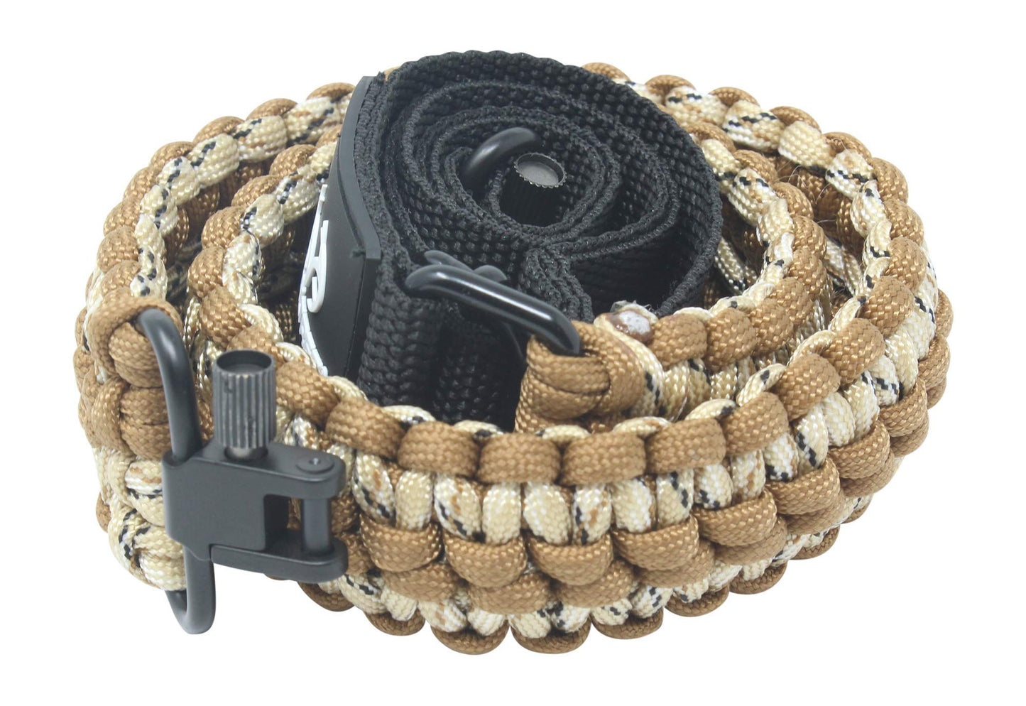 Ten Point Gear Realtree Paracord Traditional 2 Points Gun Sling 550 Adjustable w/Swivels and Adapter. Officially Licensed Outdoor Sling. Perfect for Hunting and Survival Use. Super