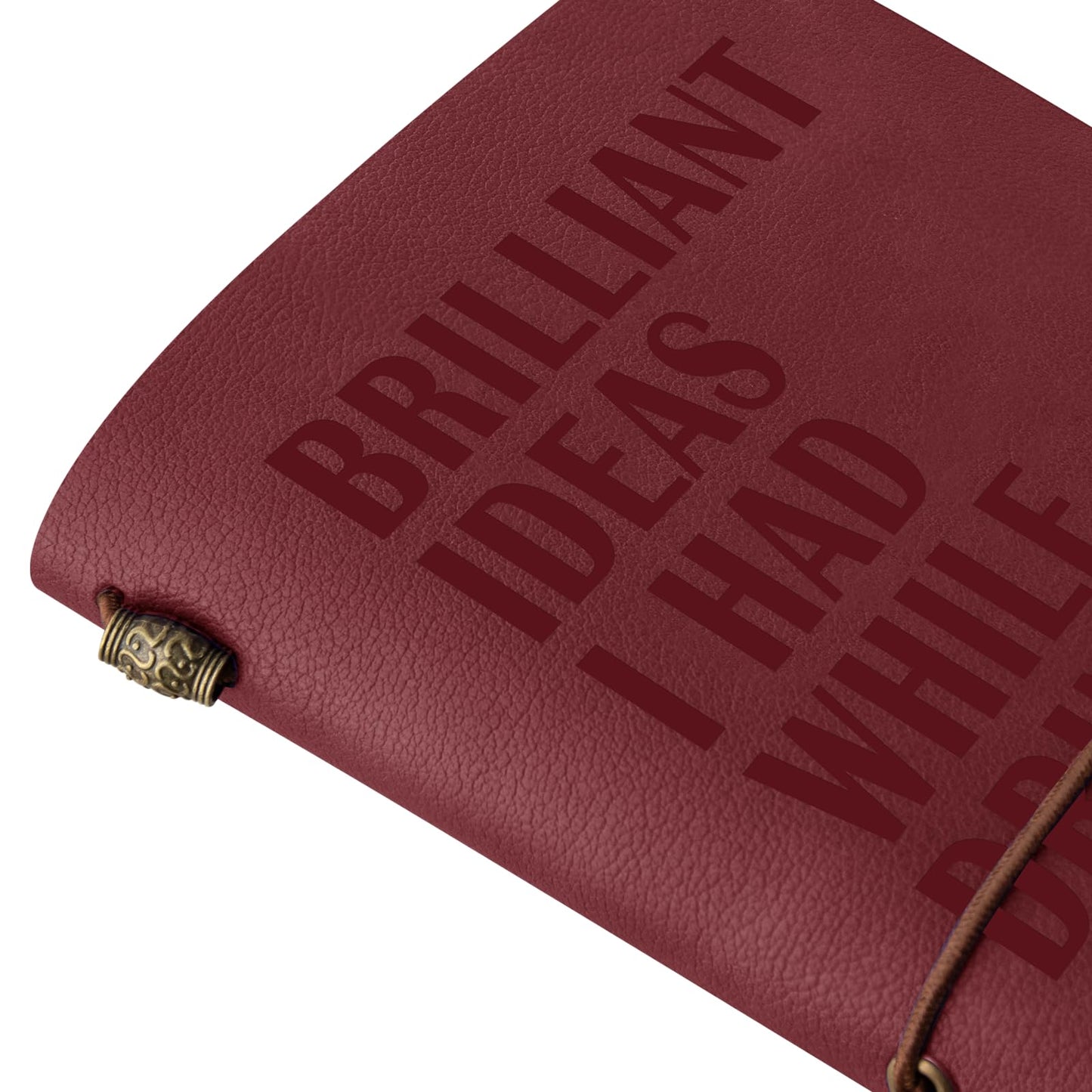 Muzuis Wine Gifts for Wine Lovers Leather Journal Notebook with Pen for Men Women Refillable Notebook, Sketchbook, Travel Diary