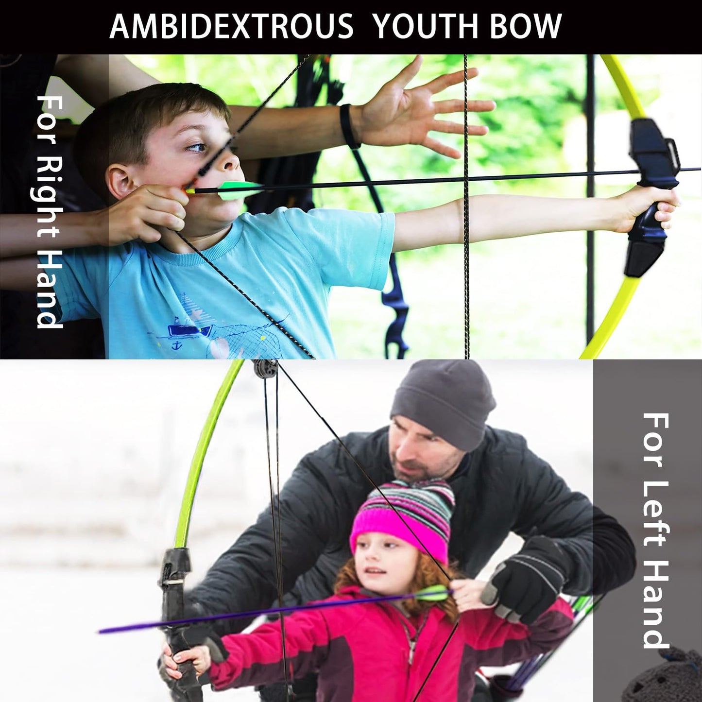 SOPOGER Compound Bow and Arrow Set for Youth & Teens, Beginner Archery Set with 15-18 LB Draw Weight, 8 Arrows, Target Paper & Arm Guard Outdoor Shooting Sports Equipment for Beginners (Blue)