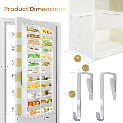 HOMELUX THEORY UPGRADED 6 Tiers Over The Door Organizer Hanging
