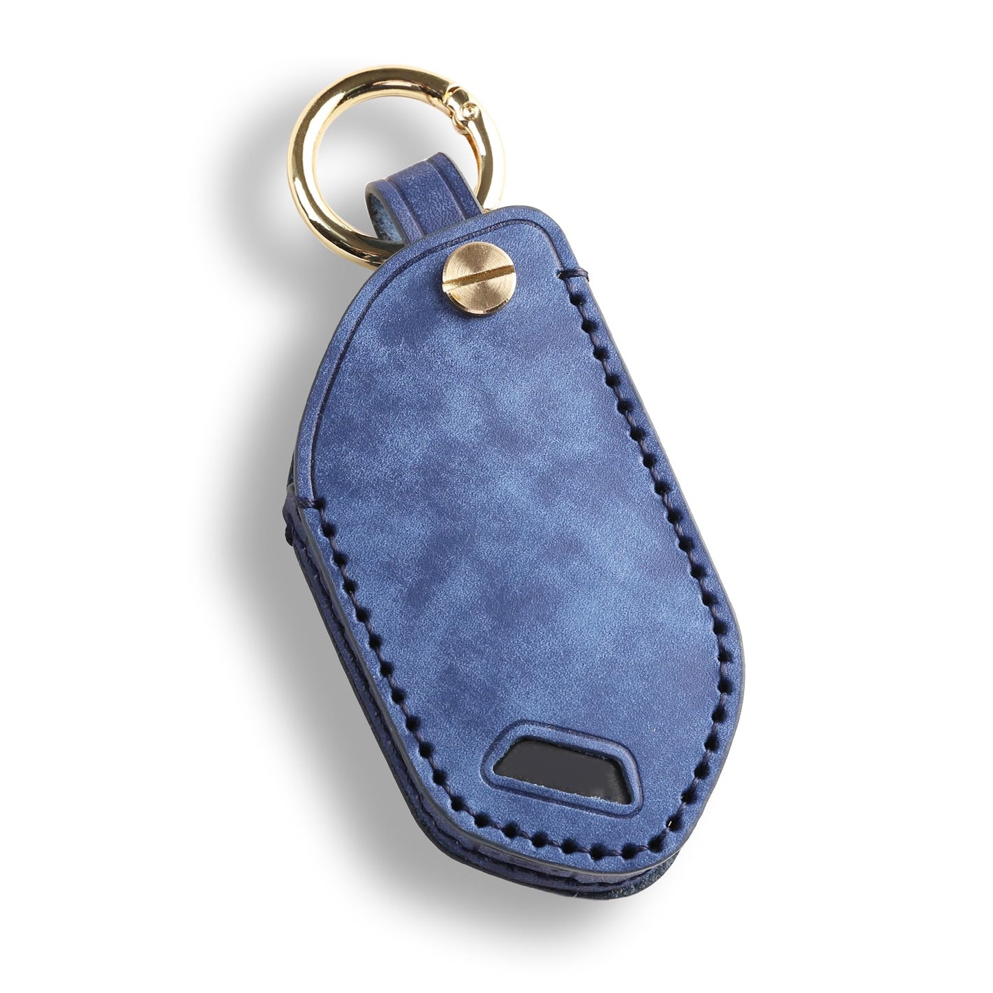 Hontumax Premium Leather 5-Button Key Fob Cover Case for KIA Telluride 2023-2025, Sorento 2024-2025, EV9 2024-2025, K4 2025, K5 2025, Carnival 2025-2026 Key Fob Holder (Blue)