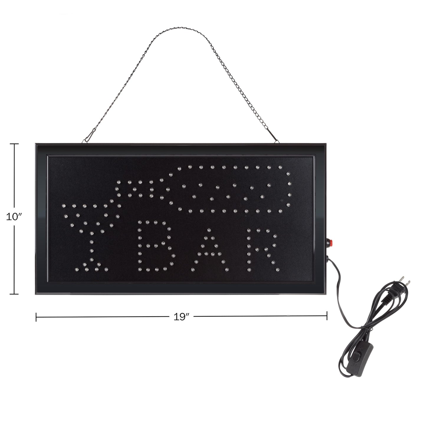 LED Bar Sign - Neon Electric Display Sign with Animation and Energy Efficient LEDs for Homes, Businesses, and Events by Lavish Home